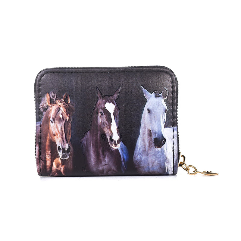 Horse Design Card Holder Wallets