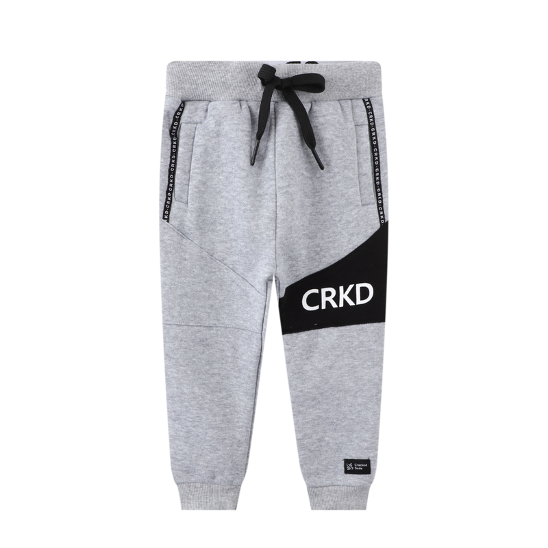 Cracked Soda | August Trackpants Grey-Baby