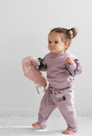 Burrow & Be | Lilac Paint Dab Track pants