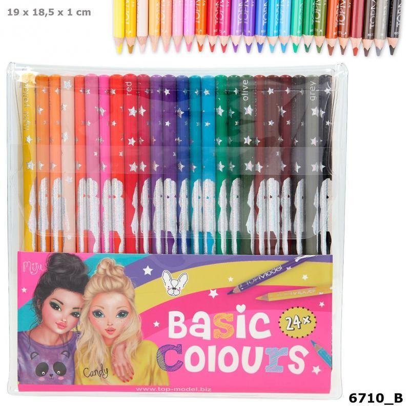 Top Model Topmodel Coloured­ Pencils 24 Colours