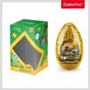 National Geographic Channel License - Iron Box Puzzle Dinosaur Egg - Pterodacty