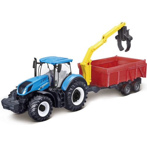 Burago | New Holland Agriculture Tractor & Trailer- Asstd