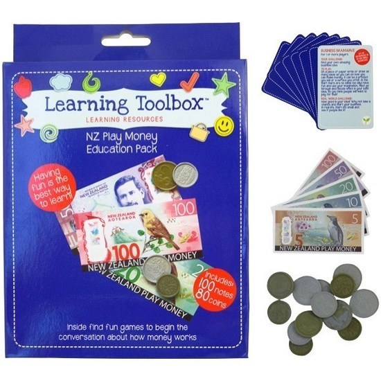 Learning Toolbox NZ Play Money Education pack