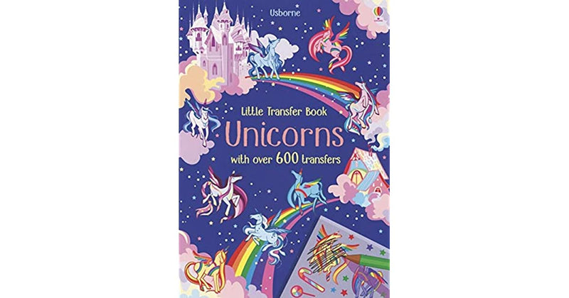 Usborne - Little transfer books unicorns