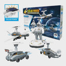 4 In 1  Solar Power Space Exploration Fleet