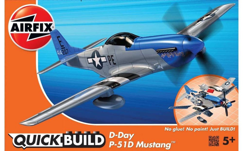 Airfix QuicklBuild | D-Day P-51D Mustang  Plane