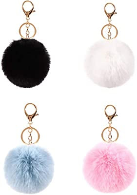 Kids Pom Pom Keychain