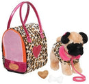 Pucci Pup Leopard Plush Glam Bag & Pug RRP $57.99