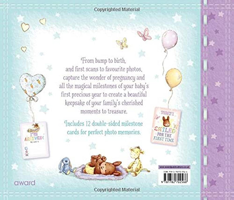 Moments to Treasure - Memories & Milestones - Baby Keepsake Album