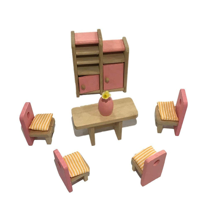 Wooden Dolls House Furniture - Dining Room