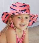 Sundaise | Girls Julie Swim Bucket Hat - Whales
