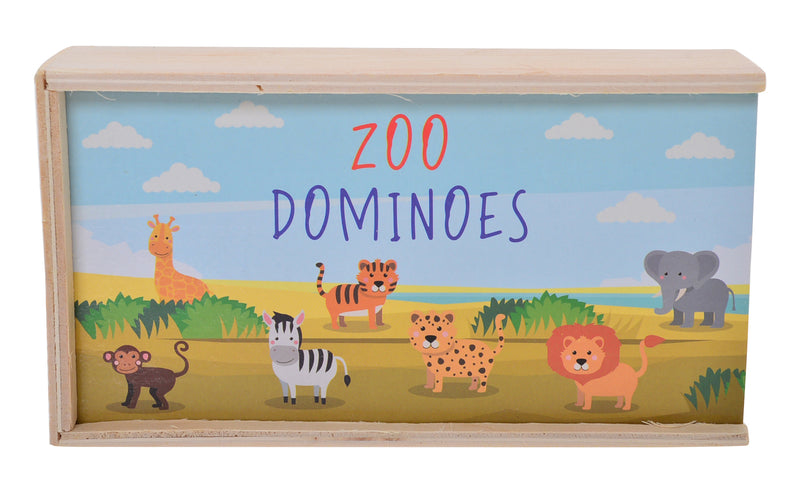 Lets Learn Zoo Dominoes (Wooden)