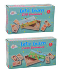 Lets Learn Zoo Dominoes (Wooden)