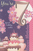 ELEGANCE | 7 FEMALE BIRTHDAY CARD