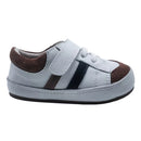 5 Peas | White w/Tan & Navy Trim Boys Shoe