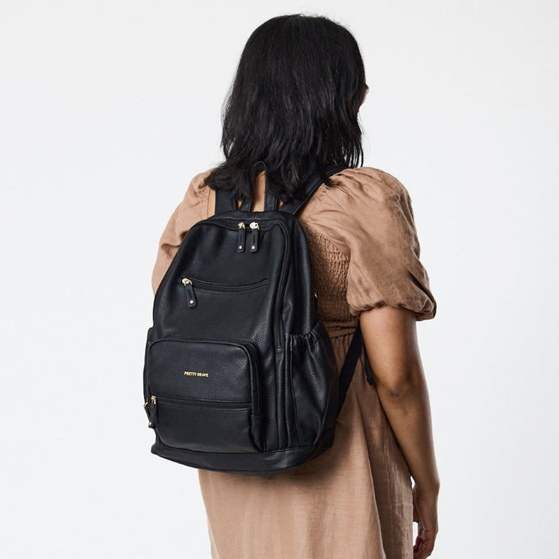 Pretty Brave | Chloe  Nursery Backpack - Black