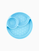 Chicco |Silicone Divided Plate Blue