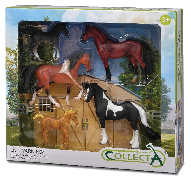 COLLECTA 5pc Horse Life Boxed Set