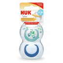 Nuk | Star Silicone Soothers -2pk - Asstd designs