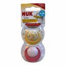Nuk | Star Silicone Soothers -2pk - Asstd designs