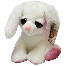 Antics | People Pals Dreamy Eyes Shimmery Bunny Plush White