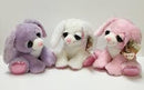 Antics | People Pals Dreamy Eyes Shimmery Bunny Plush White