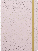 Filofax Confetti A5 Refillable Notebook in Rose Quartz