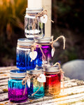 Mini Ombre Sparkle Jars