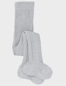 Columbine | Merino Ribbed Tights - Grey