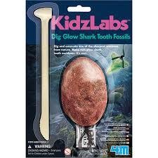 Kidzlabs Dig glow Shark tooth Fossils
