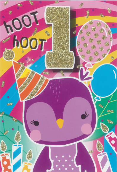 PARTY AGE AGE 1 FEMALE - HOOT HOOT