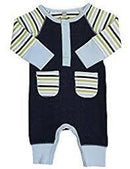 Coccoli | Denim Romper blue