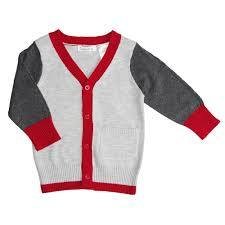 BEANSTORK | Boys Cardigan grey/red