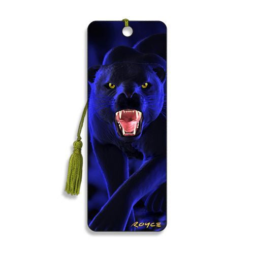 3D Lenticular Bookmark - Panther