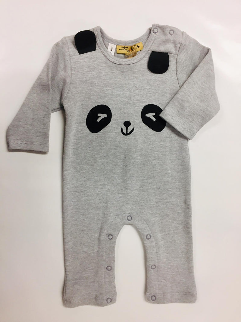 Emotion & Kids | Grey Panda All in One Outfit
