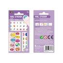 Avenir | Nail stickers Glitter flower