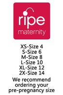 RIPE MATERNITY Slim leg jean BLACK