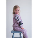 Burrow & Be | Lilac Paint Dab Track pants