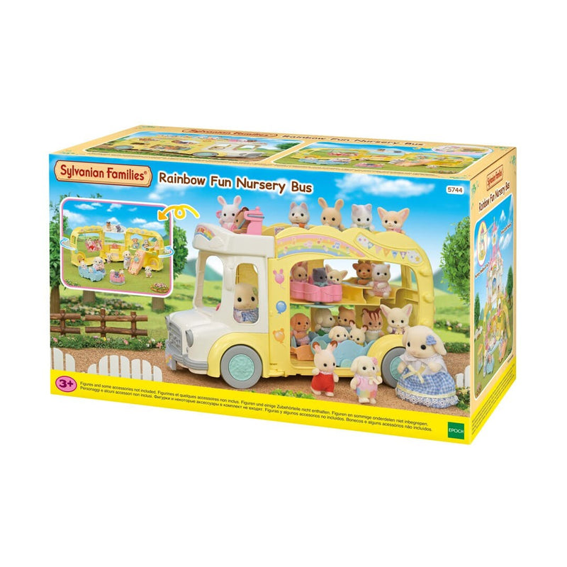 Sylvanian Families | Rainbow Fun Nursery Bus Set - 5744