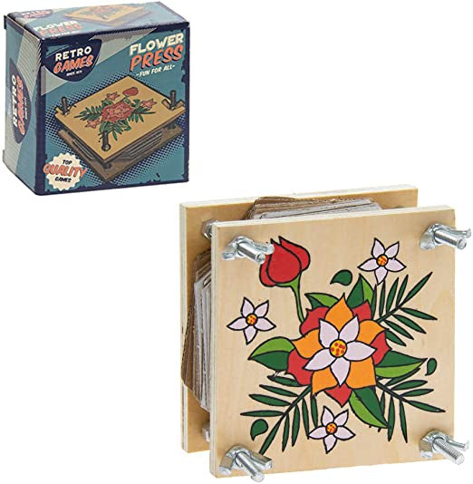 Flower Press Kit - Retro games