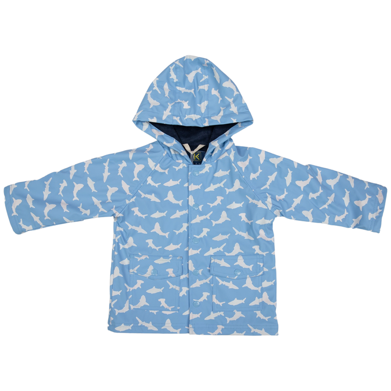 Korango | Shark Colour Change Raincoat Blue