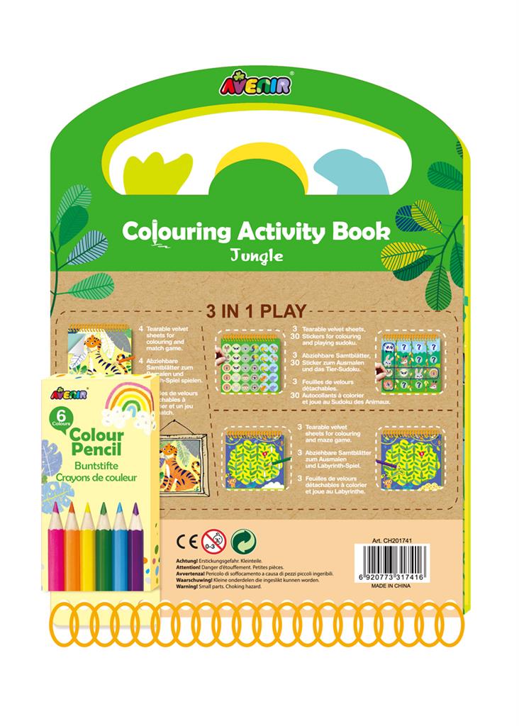 AVENIR | SCRATCH BOOK-COLOURING & ACTIVITY BOOK