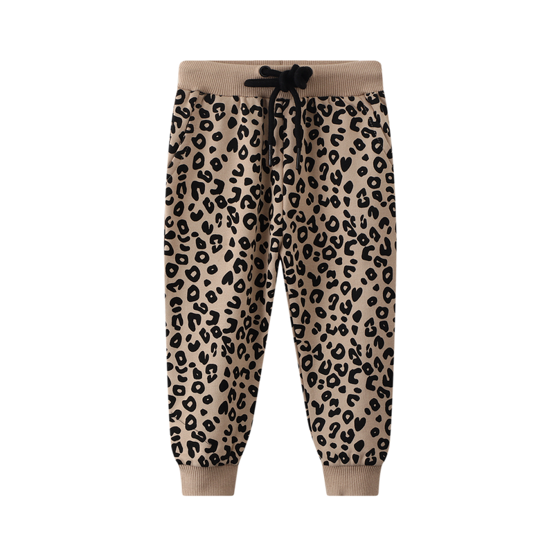 Cracked Soda | Bella Leopard Track Pants