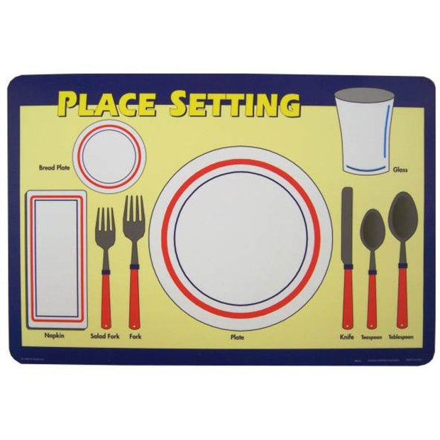 Learning Placemats - Place Setting