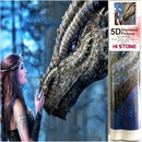 5d Crystal Bead Diamond Art - Dragon