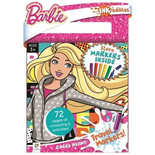 Barbie |Carry Along Travel Marker Set