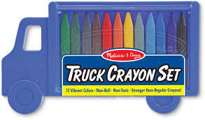 Melissa & Doug Truck Crayon set