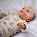 Burrow & Be | Burrowers Fleece Cardigan - Almond w/ Dark Grey