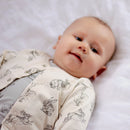 Burrow & Be | Burrowers Fleece Cardigan - Almond w/ Dark Grey