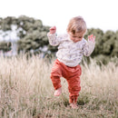 Burrow & Be | Burrowers Fleece Cardigan - Almond w/ Dark Grey